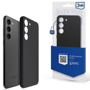 Etui 3MK Silicone Case Samsung Galaxy S23 czarny/black