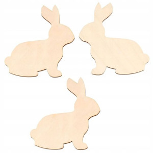 V4 Zając Wielkanocny Zajączek Scrapki Drew 5cm 3sz