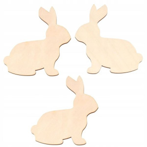 V4 Zając Wielkanocny Zajączek Scrapki Drew 8cm 3sz