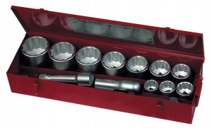 Zestaw kluczy nasadowych 1'' Teng Tools M1115MM