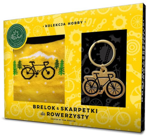 Skarpetki I Brelok Dla Rowerzysty Na Rower Urodziny Faceta Hobby Kawa