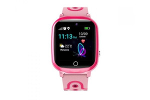 Smartwatch dla dzieci GoGPS K17 różowy
