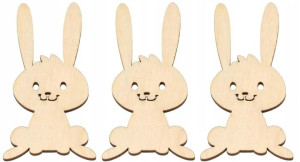 Zając Wielkanocny Zajączek Scrapki Drew 9cm 3sz V2