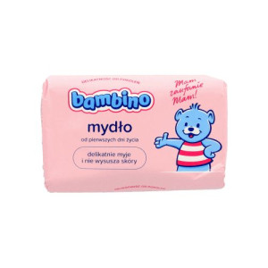 BAMBINO delikatne mydło w kostce z lanoliną dla dzieci i niemowląt 90g