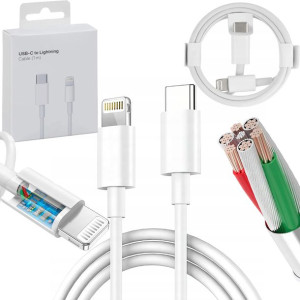Kabel Iphone Lightning Usb-c Ładowarka Do Apple Xl