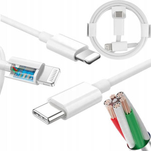 Kabel Iphone Lightning Usb-c Ładowarka Do Apple Xl