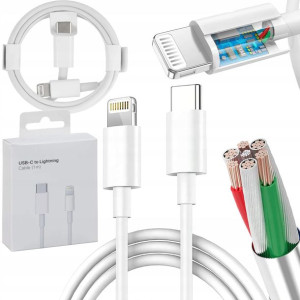 Kabel Iphone Lightning Usb-c Ładowarka Ultra Fast