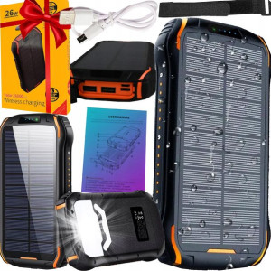 Najmocniejszy Powerbank Solarny 26800 26w Giga Xxl