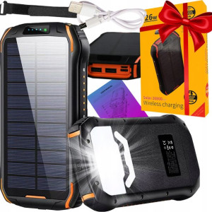 Najmocniejszy Powerbank Solarny 26800 26w Premium