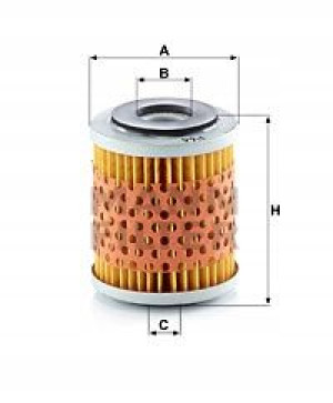 P 66 x MANN-FILTER Filtr paliwa