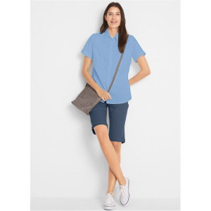Bonprix Elastyczna Niebieska Koszula Casualowa 44-46 910680