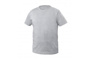 T-shirt Hogert VILS Bawełniany Szary Melanż 2XL