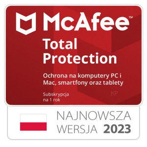 McAfee Total Protection 1 stanowisko / 1rok