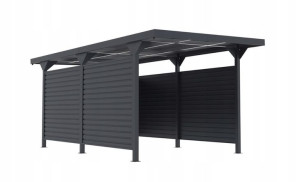 Wiata Garażowa samochodowa 5.4 x 2.84 m CARPORT