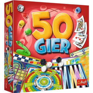 Trefl 50 Gier - Zestaw klasycznych gier dla całej rodziny!
