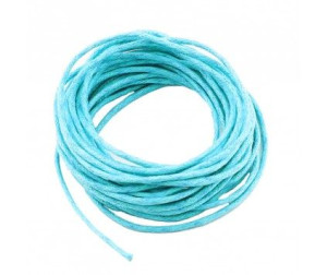 Sznurek Jubilerski Bawełniany Woskowany 1,5mm 4m turkusowy jasny
