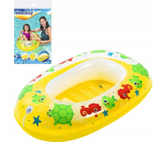 Bestway Dmuchany Ponton Plażowy Pontonik Łódka Do Pływania 102x69 Cm