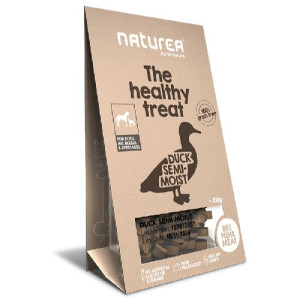 Naturea - Bezzbożowy zdrowy przysmak z kaczką dla psa 100g
