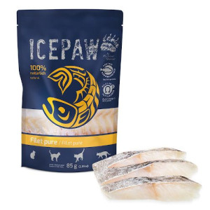 ICEPAW filet łososia z dorszem dla kota 85g