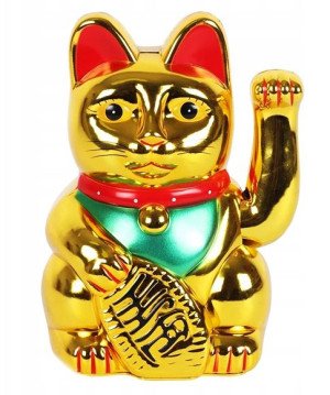 Maneki Neko Japoński Kot Szczęścia I Bogactwa