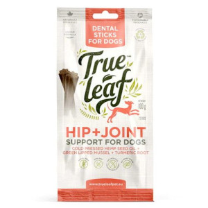 TRUE LEAF przysmaki dla psa z konopiami - biodra + stawy 50G