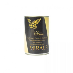 MIRALS - duszona gęś z kalarepą i pieczarkami 400g
