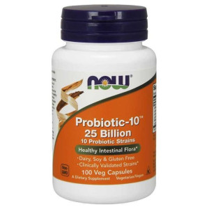 Now Foods Probiotic-10 25 Bilion 100 Kapsułek Wegańskich