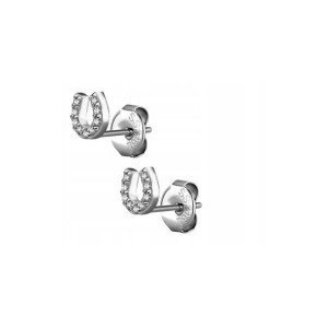 SS316L Kolczyki do uszu HORSESHOE cyrkonia WH