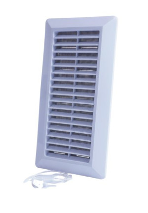 Kratka wentylacyjna Biała 14x28 KW43 siatka żaluzja wewnętrzna