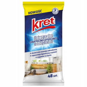 Kret Chusteczki Czyszczące Wielofunkcyjne 48szt