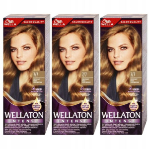 Wellaton Intens Farba do Włosów 7/7 Miedź Braż x3