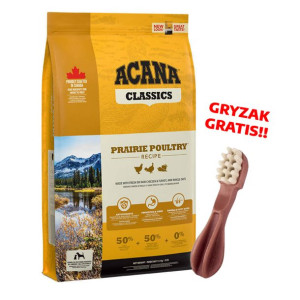 ACANA Classics Prairie Poultry 11,4kg + WHIMZEES Szczoteczka M 30g GRATIS!!