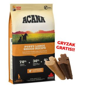 ACANA Puppy Large Breed 17kg + WHIMZEES Puppy M/L GRATIS!!!