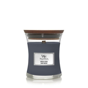 WoodWick mała INDIGO SUEDE