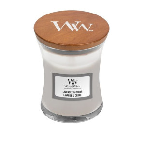 WoodWick mała LAVENDER & CEDAR