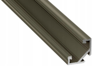 Profil aluminiowy do taśma LED C 1M inox