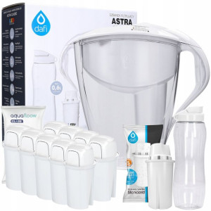 Dzbanek DAFI Astra LED 3l + 9x FILTR AF + BIDON