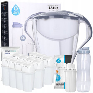 Dzbanek DAFI Astra LED 3l + 11x FILTR AF + BIDON