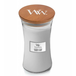 WoodWick duża LAVENDER & CEDAR