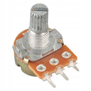 Potencjometr Liniowy Obrotowy B10k 10k Ohm L=15mm