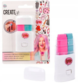 Create It! Kreda Do Ozdabiania Włosów 2 Kolory +6