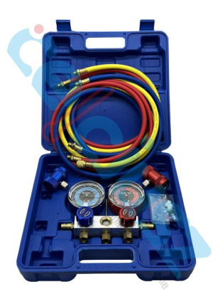 Manometry + Szybkozłącza R1234yf Kompletny zestaw