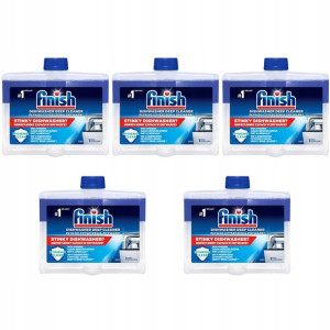5x Płyn czyszczenia zmywarki FINISH Regular 250 ml