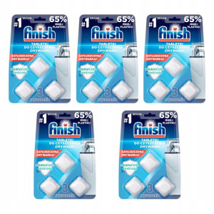 5x Tabletki czyszczenia zmywarki FINISH czyścik 3