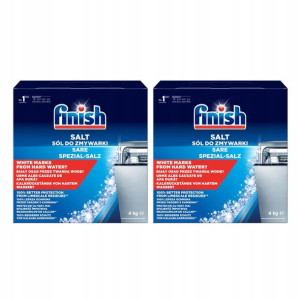 2x Sól do zmywarki FINISH ochronna 4 kg