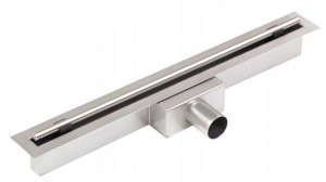 Odpływ Liniowy Slim Niski 55 Mm Prysznicowy 60 Cm