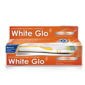 White Glo wybielająca pasta do usuwania kamienia nazębnego + szczoteczka
