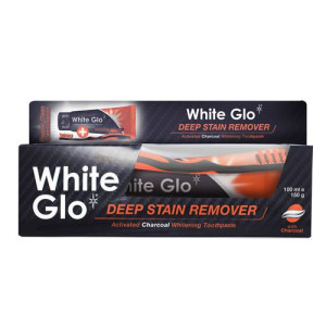 White Glo wybielająca pasta do zębów z aktywnym węglem 100ml + szczoteczka