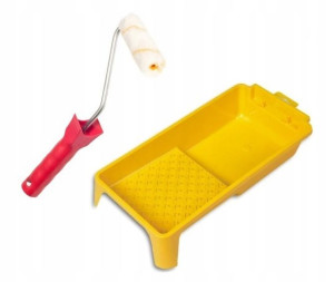 Wałek Malarski Złota Nić Mini 7 Cm Rączka Kuweta