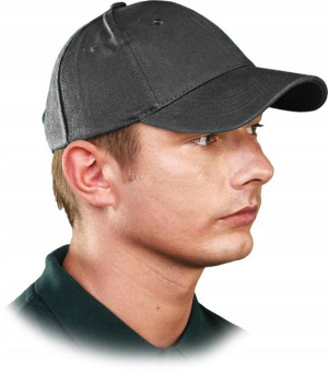 Czapka Czapeczka Z Daszkiem Usztywniana Szara